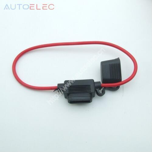 1Pc Waterproof Auto Inline Mini In-Line Fuse Holder Small Waterproof Harness Seat With Line Fuse Box 30CM