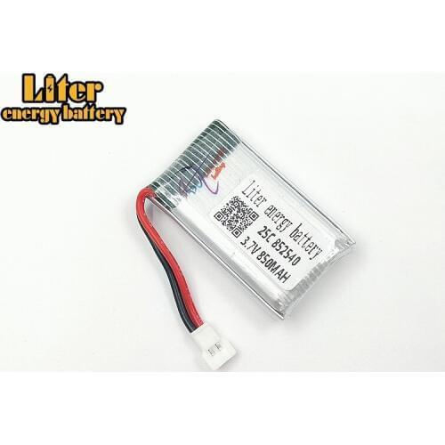 2PCS/LOT 3.7V 850mAh Syma X5C CX-30 four-axis model aircraft 3.7V 650mAh lithium battery 852540 25c