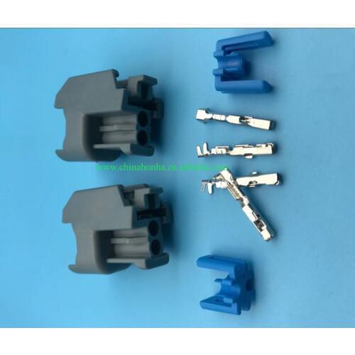 5pcs 2 Pin Way EV6 Female USCAR Auto Fuel Line Quick Injector Connector Plug Socket 15419715 15423278 15423276