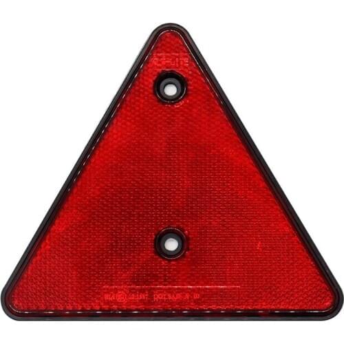 ALLOYSEED IP67 Car Reflective Strips Triangular Red Reflector Screw Fit Rear Triangle For Truck Trailers Caravans Dropshipping