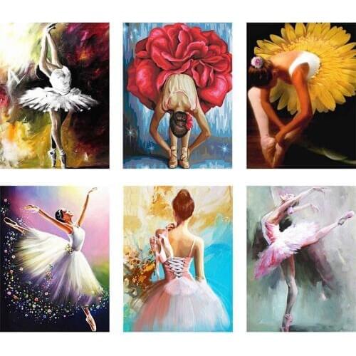 New Full Square/Round 5D DIY Diamond Painting Ballet Girl pictures of Rhinestones Diamond Embroidery Sale home decoration FG1798