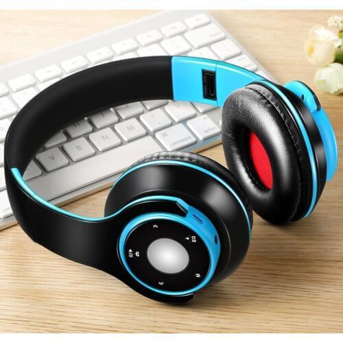 Bluetooth Headphones Wireless Headphone Headset Earphone Support SD Card With Mic For PC mobile phone Mp3 Can Change Music Style