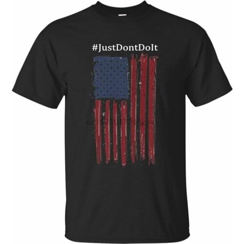 Black Navy Just DonT Do It Boycott T-Shirt #Justdontdoit Shirt Mens Women Funny Tee Shirt