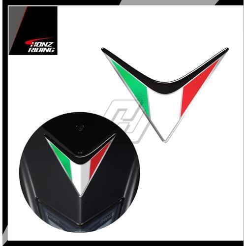 For Aprilia RS4 RSV4 RS APR150 SR MOTARD Tuono V4 Decals 3D Resin Motorcycle Front Fairing Decals Italy Sticker