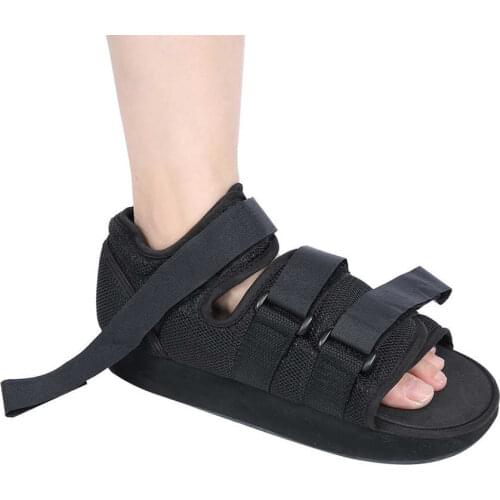 Breathable Cast Post-op Shoe Toe Walking Boot Shoe Foot Protection Cast Boot for Broken Foot Orthopedic Brace Foot Support