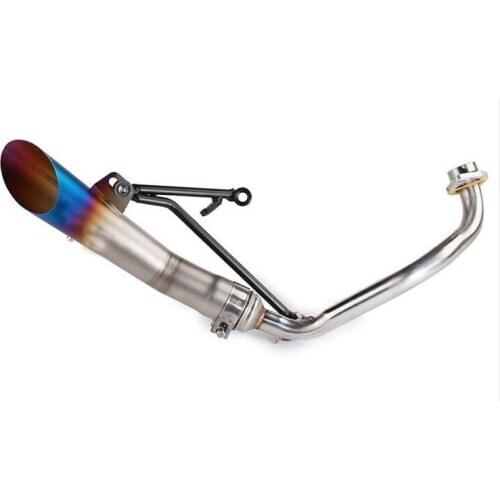 Motorcycle Exhaust Pipe Muffler Bike Motorcross Scooter Escape Modified Exhaust Full System GY6 For Yamaha YZF R6 Exhaust