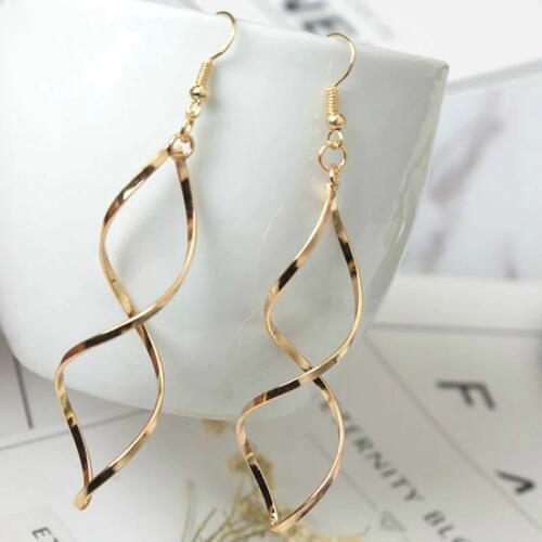 Korean American Jewelry Minimalist Sense Earrings Spiral Wave Curve Earrings For Women Gift Earings Fashion Jewelry