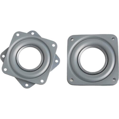 Square Bearing Swivel Plate Lazy Susan Turntable 3"/4"/6" TV Rack Desk Tool D0AC