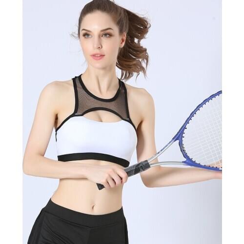 2020 NEW Sports Bra Top for Fitness Women Push Up Yoga Running Gym Femme Active Wear Padded Underwear Crop Tops Female Plus size