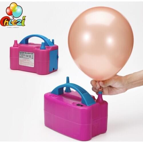 Portable Electric Balloon Inflator Pump 110-220V Eu/US Plug Double Hole Nozzle HighPower Blower Inflatable Tool Balloon Air Pump