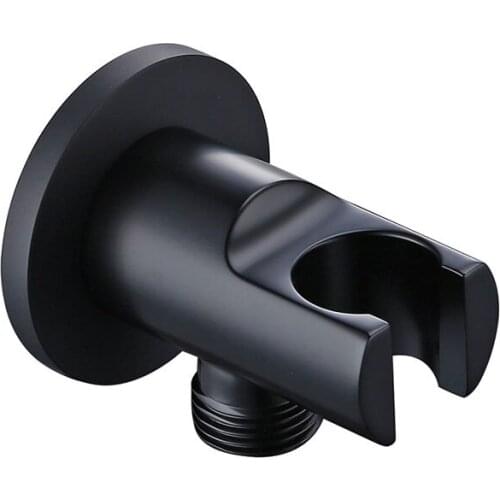 Handheld Shower Fixed Bracket Wall-Mounted Shower Frame Brass Black Bath Head Fixed Bracket Family Bathroom Equipment