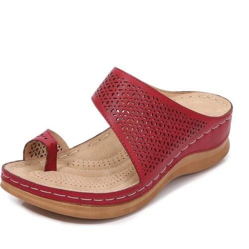 Womens Beach Slippers Outdoor Casual Rubber Shoes Summer Thick