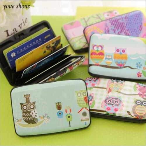 1Pcs Korea Owl Business Card Bag Package Cute Womens Multi Name Card Bags Bank Cards Set Office Stationery Supplies