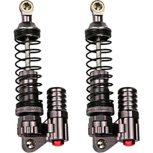 2Pcs Aluminium Alloy 90Mm Absorber Shocks For 1/10 Scale Rc Rock Crawlers Axial Scx10 D90 Truck