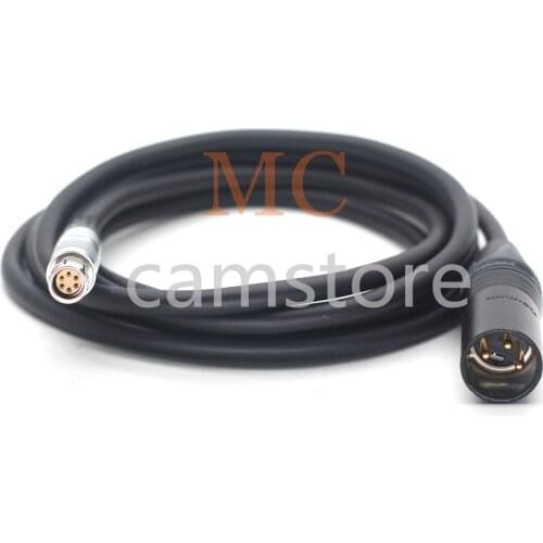 3pin XLR to 6pin Power Cable for Phantom VEO-E340L VEO-E310L MIRO Ultrahigh Speed Camera Serials 0.5-2meters