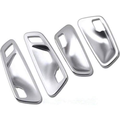 4Pcs/set Car Interior Door Handle Bowl Cover Trim Bezel For BMW 2 Series 218i 220i Gran Active Tourer 2015-2018 Styling