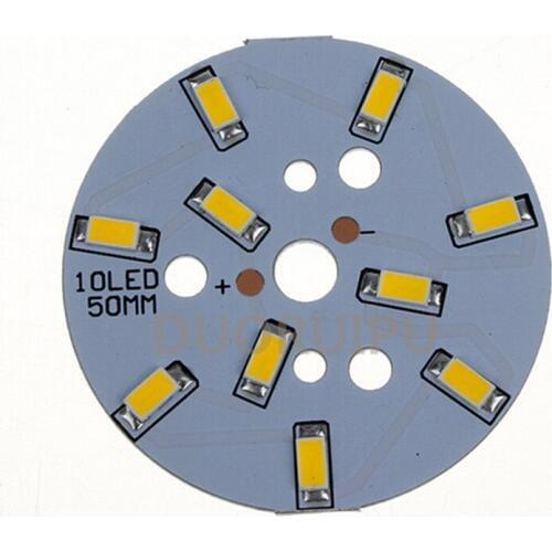 5W SMD5730 LED COB chip module Lamp panel(plate) Warm white/White 500-600LM bulbs/spotlights Free shipping 10PCS