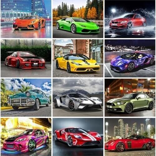 5D Diamond Painting Car Full Square Round Diamond Embroidery Auto Mosaic Picture Of Rhinestone Art Cross Stitch Home Decor