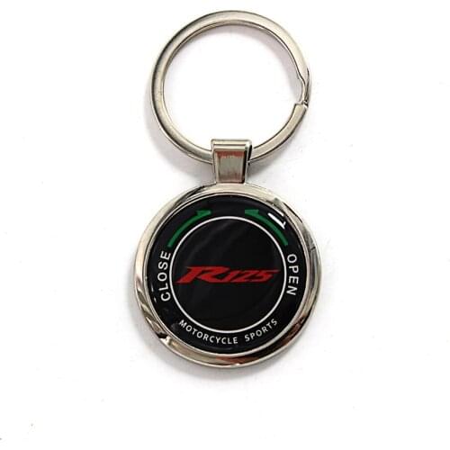 Motorcycle keychain key Ring with logo for Yamaha R125 YZF R125 YZFR125