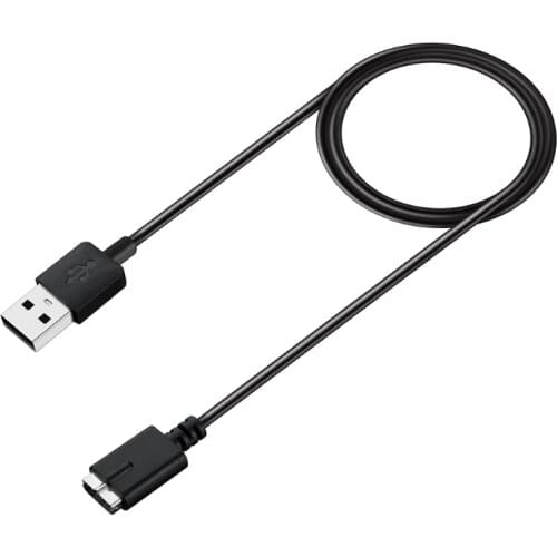 Black 1M USB Charging Cable Cord Fast Charger Line For Polar M430 Running Watch