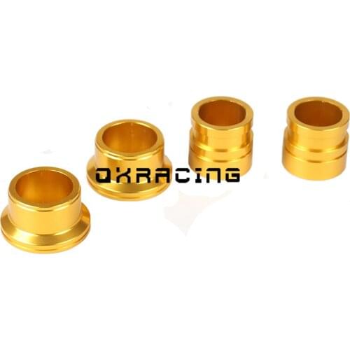 CNC Aluminum Front & Rear Wheel Hub Spacers For SUZUKI RMZ250 RMZ450 RMX450Z RMZ 250 450 RMX 450Z Motorcycle