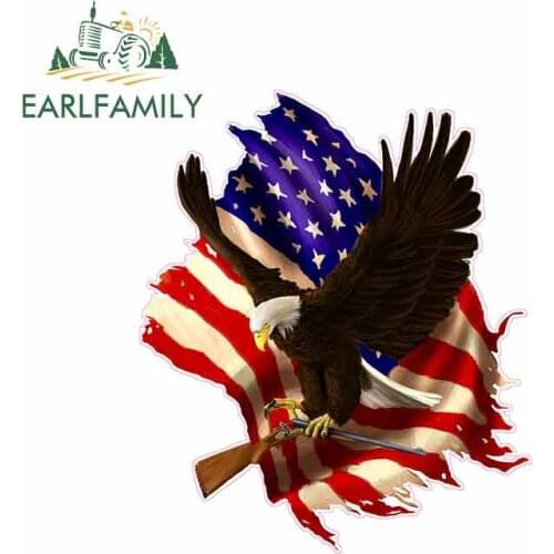 EARLFAMILY 13cm x 11.3cm Baring Arms Fine Decal Funny Graffiti Car Stickers 3D Waterproof Van Decoration For JDM SUV RV