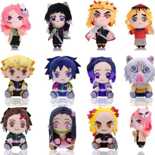 20cm Anime demon Slayer cartoon Plush Doll Toy childrens gift