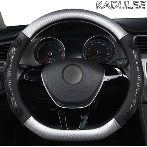 KADULEE Microfiber Leather Car Steering Wheel Cover For Luxgen U7 U5 U6 M7 V7 S5 S6