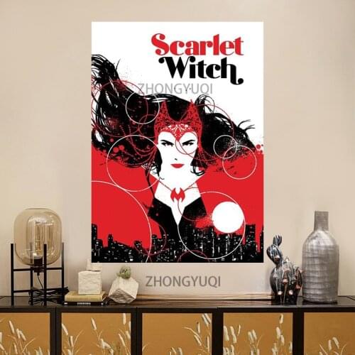 High definition picture scarlet witch canvas poster wall paintings home lving bedroom decoration wall art frames