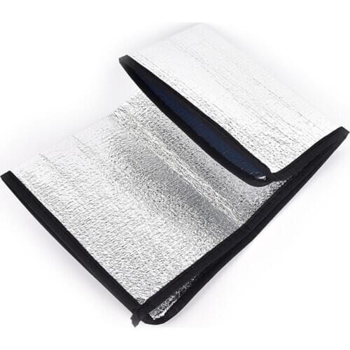 1PCS Foldable Folding Picnic Beach Mattress Silver Outdoor Mat Pad Waterproof Aluminum Foil EVA Camping Mat