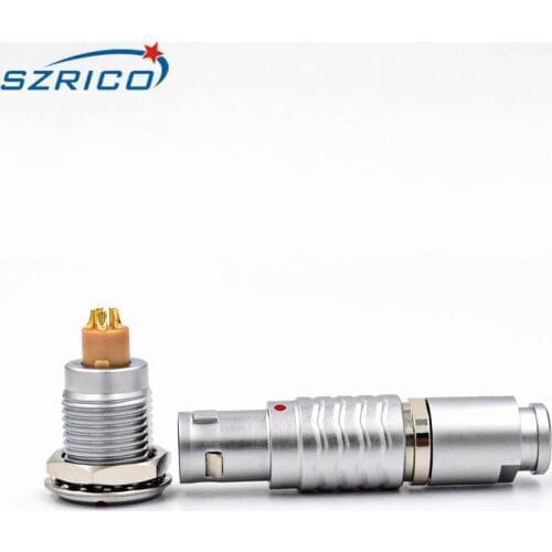 M12 Connector FGG EGG.1B.305.CLLAD62 5 Pin Male Plug Electrical Circular Cable Connector