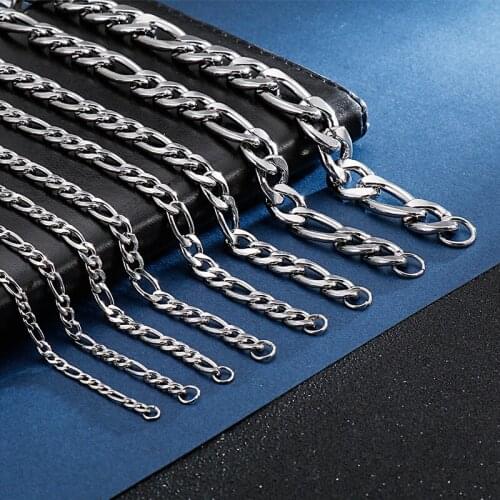 Fashion Cuban Chain Bracelet For Woman Men Stainless Steel 19-24cm Link Chain 11mm Width Chunky Bracelets Jewelry 2021