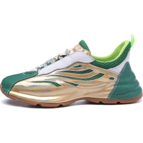 Men Casual Shoes Trainers Leather Lace-Up Mesh Spring Summer Male Loafers High Street Basic Sneakers Brand Flats Shoes