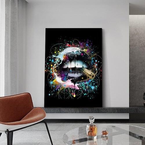 Wall Art Painting Canvas Print Animal Figure Picture Colorful Poster Living Room Home Decor Decoracion Para Sala No Frame