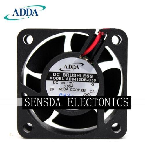 80pcs FOR ADDA AD0412DB-C50 4020 12V0.05A 4CM silence 1U AXIAL cooling fan