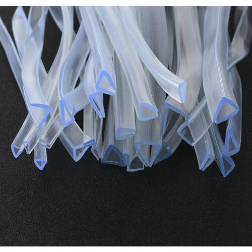0.5mm - 8mm Thick Panel Board Sheet PVC U Strip Edge Shield Encloser Bound Glass Metal Wood Vehicle Seals Transparent