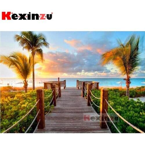 Full 5d Square/Round Diamond Painting-Trestle walkway-Diamond Embroidery kit Cross Stitch Mosaic Full Picture Rhinestone Decor Y