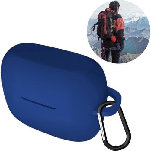 Clamshell Clamshell Opening Anti-shock Flexible Silicone Comprehensive Protective Case Full Cover for Anker Soundcore Liberty