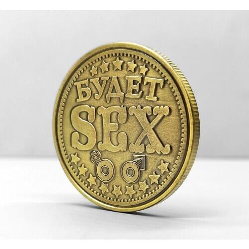 Russia Yes No Bronze Coin Metal Craft Gift Women Men Russian Souvenir Coins Child Fun Toy With Capsule Holder Home Decoration