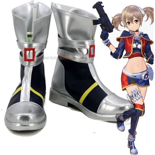 Silica Silver Shoes Cosplay Sword Art Online: Fatal Bullet Ayano Keiko Silica Cosplay Boots Shoes Custom Made Unisex Shoes