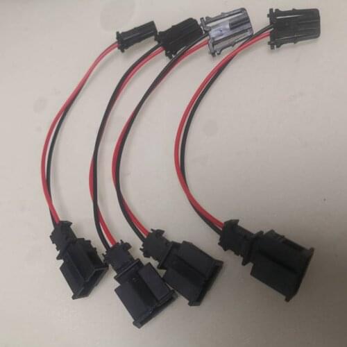 4sets/lot Tweeter Door Lights Connector Electrical Trunk License Plate lights Plug Pigtail For VW Audi 3B0 972 712 1J0 971 972