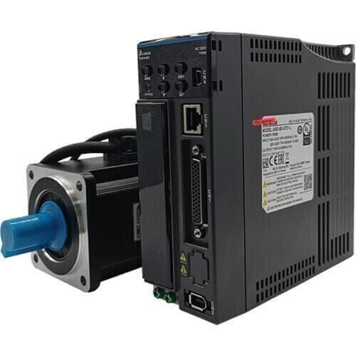 180mm Delta 3KW 1500rpm AC220V Servo Motor Driver Kits With Brake ASD-B3-3023-L+ECM-B3-F21830SS1 With 3M Power And Encoder Cable