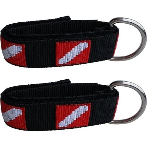2pcs/Set Diving Strap Belt Strap With D Ring For Torch Light Camera Holder