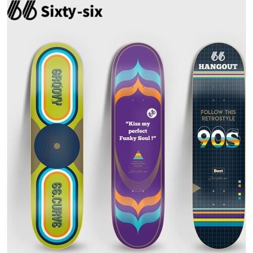 31.5 Inch Skateboard Deck Only Single Board Glass Fiber Carbon Light Thin Beginner Adult Double Rocker Professional Veneer