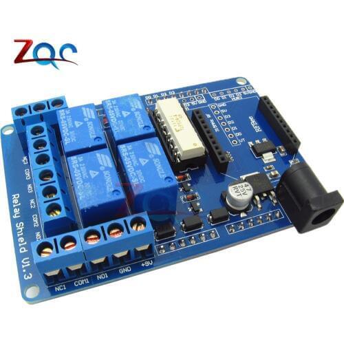 AC 240V 3A 4 Channel Wireless Relay Module Bluetooth Bee Relay Shield Expansion Board Switch For Arduino HomeApp Smart Home