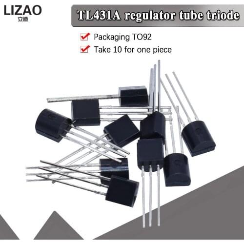 50PCS TL431A TO92 TL431 TO-92 431 new and original IC Chipset