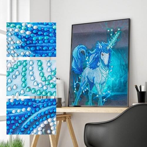 5D DIY Diamond Painting Horse Animals Special Shape Diamond Embroidery Sale Cross Stitch Diamond Mosaic Rhinestone Picture