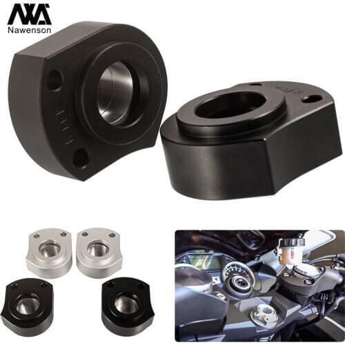 Motorcycle Handlebar Riser Handlebar Adapter Rolocation Brackets 1 Pair Accessories for ZX-14R/ZZR1400 2006-2020