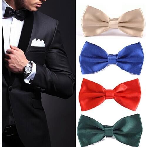 New Boutique Decoration For Wedding Married Groom Men Neck Wear Butterfly Bowknot Bow Tie Cravat Male Business Party Black