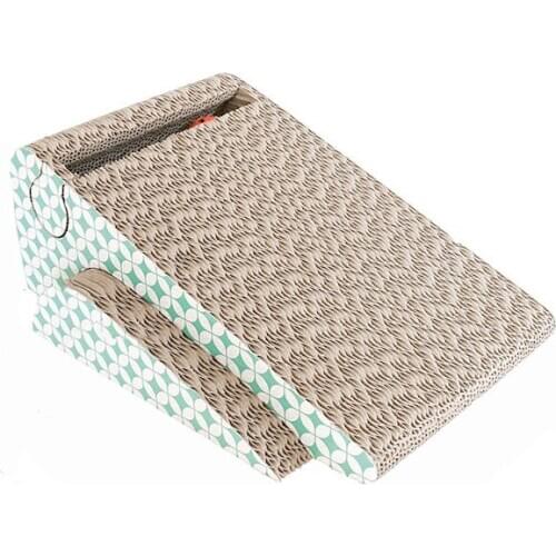 Cat Scratcher Bed Hollow Pet Toy Products With Ball Cardboard House Scratch Protecting Pad Pet Scratch Round Cat Toys